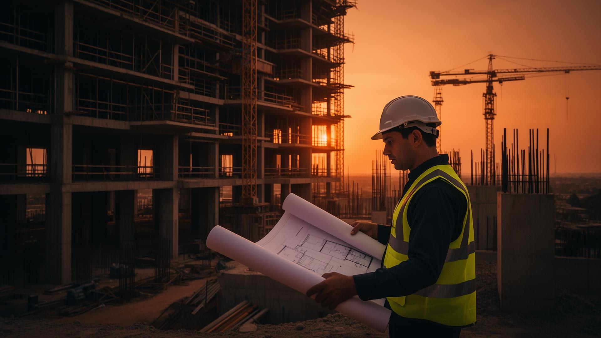 Obra de empreendimento imobiliário